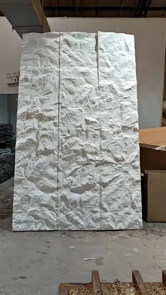 Grand panneau Roche de montagne motifs continus  Dimensions : 60 cm × 120 cm, épaisseur 8 cm